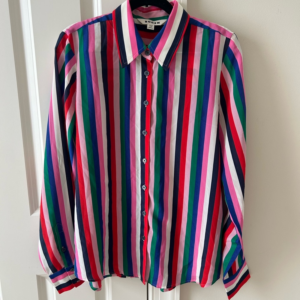 Biden striped silk blouse - Picture 2 of 4